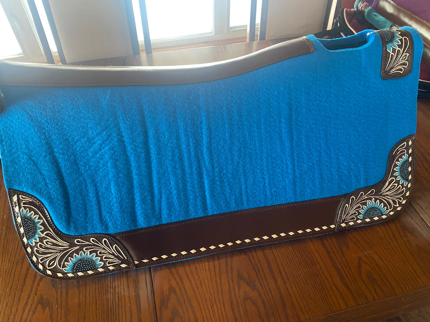 Sunflower saddle pad
