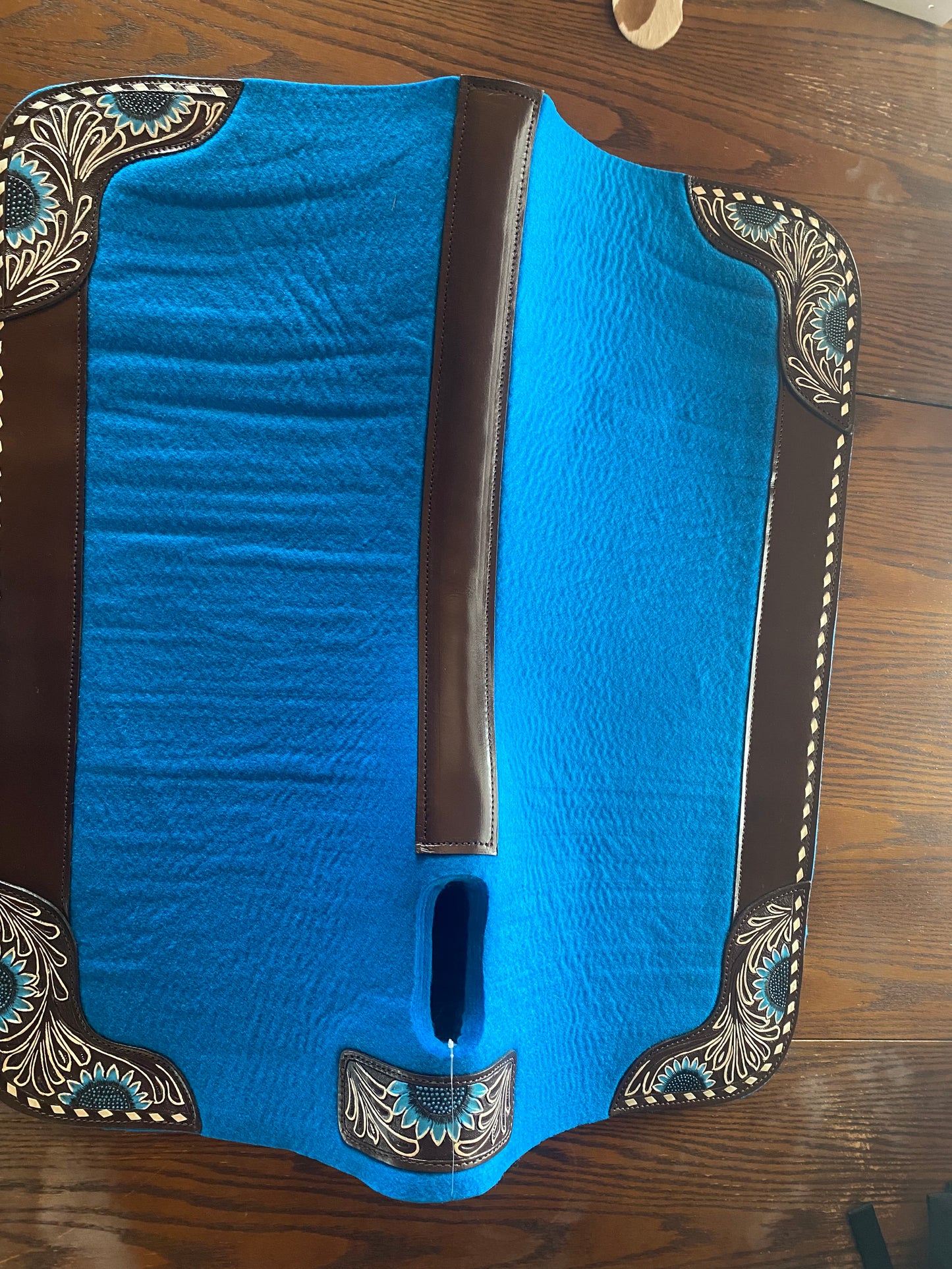 Sunflower saddle pad