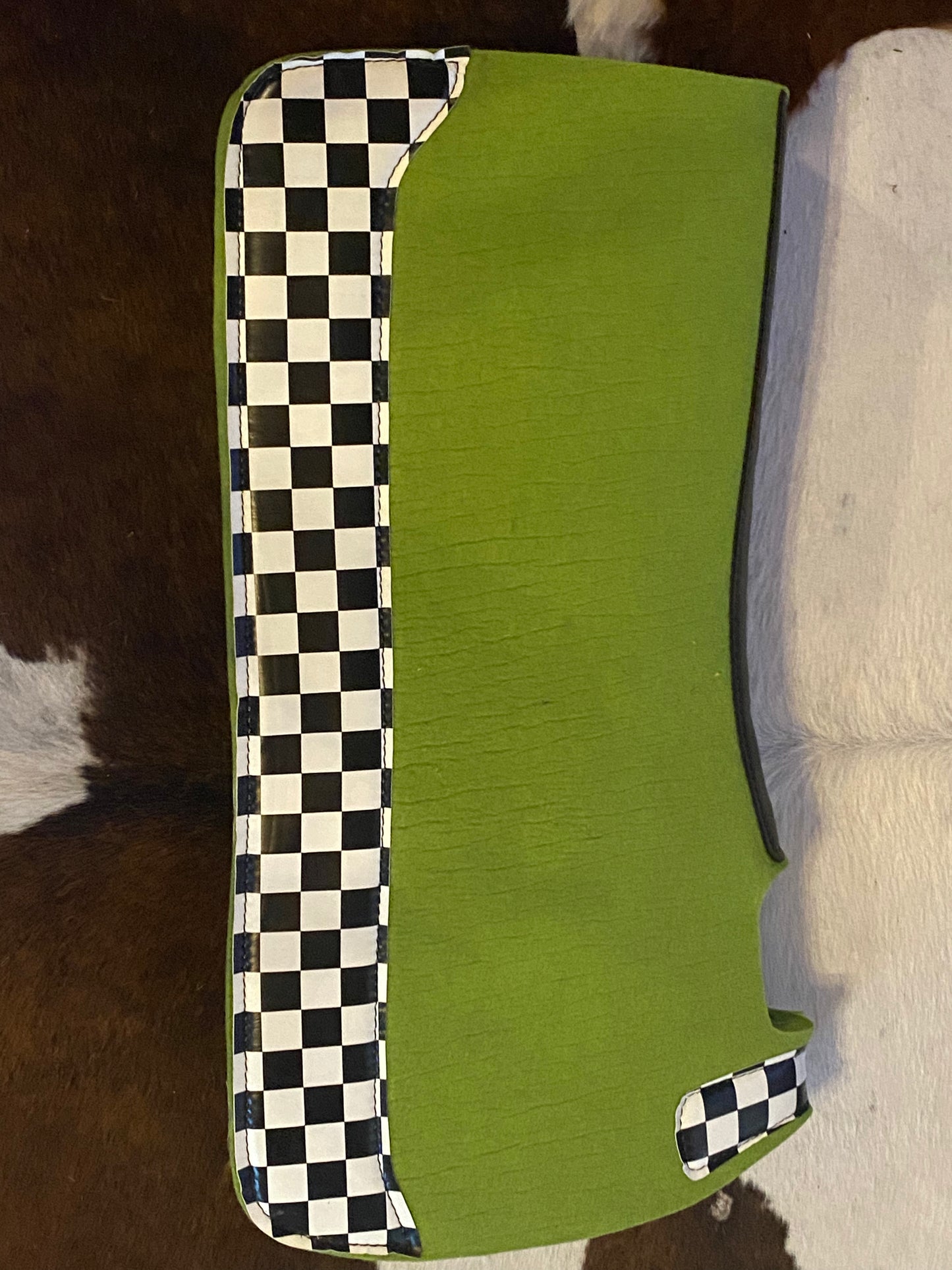 Checkers western saddle pads